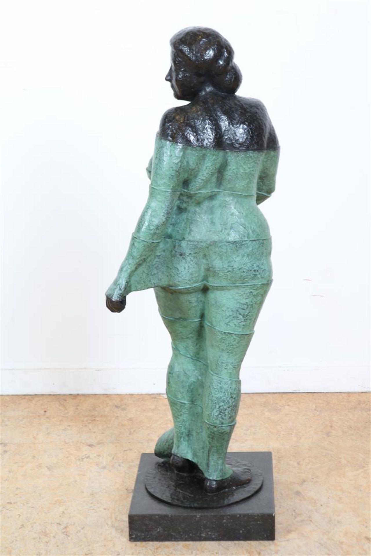 Ton Voortman (1948-) Fortuna, bronze sculpture commissioned by International CardServices in an - Image 4 of 5