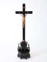 Ebony crucifix with Corpus Christi