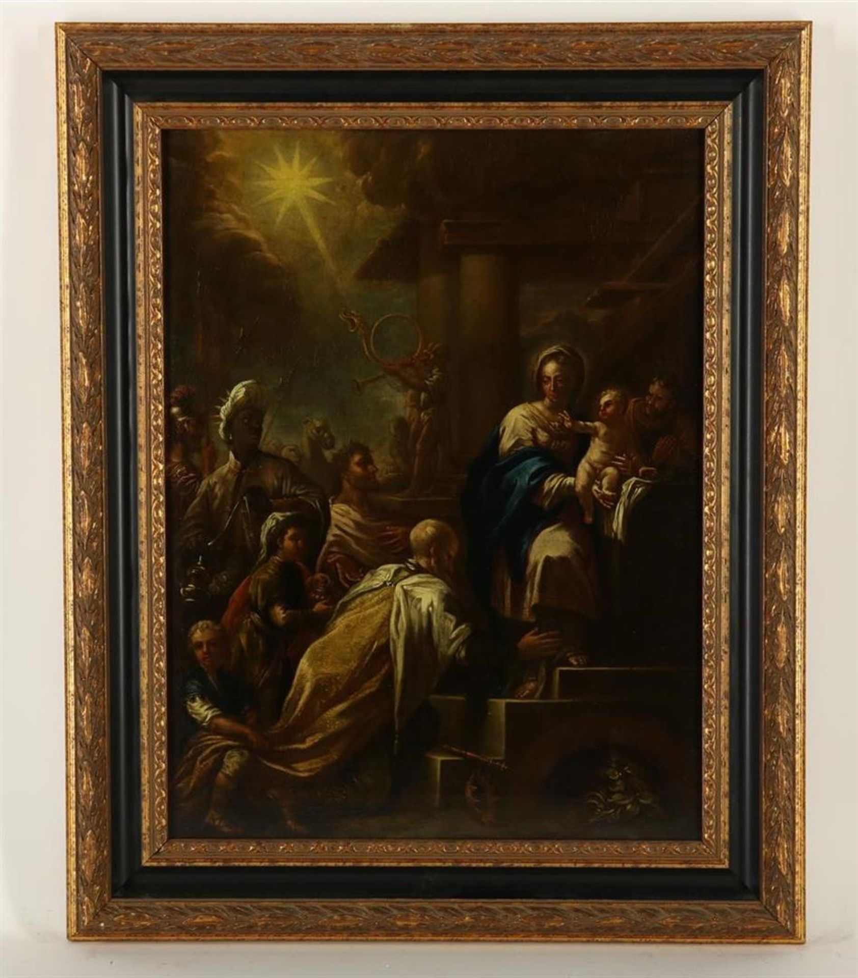 Circle of Franz  Anton Weiss, adoration of the Magi. - Bild 2 aus 4