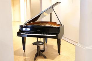 Grand piano in black high-gloss case, brand Schimmel