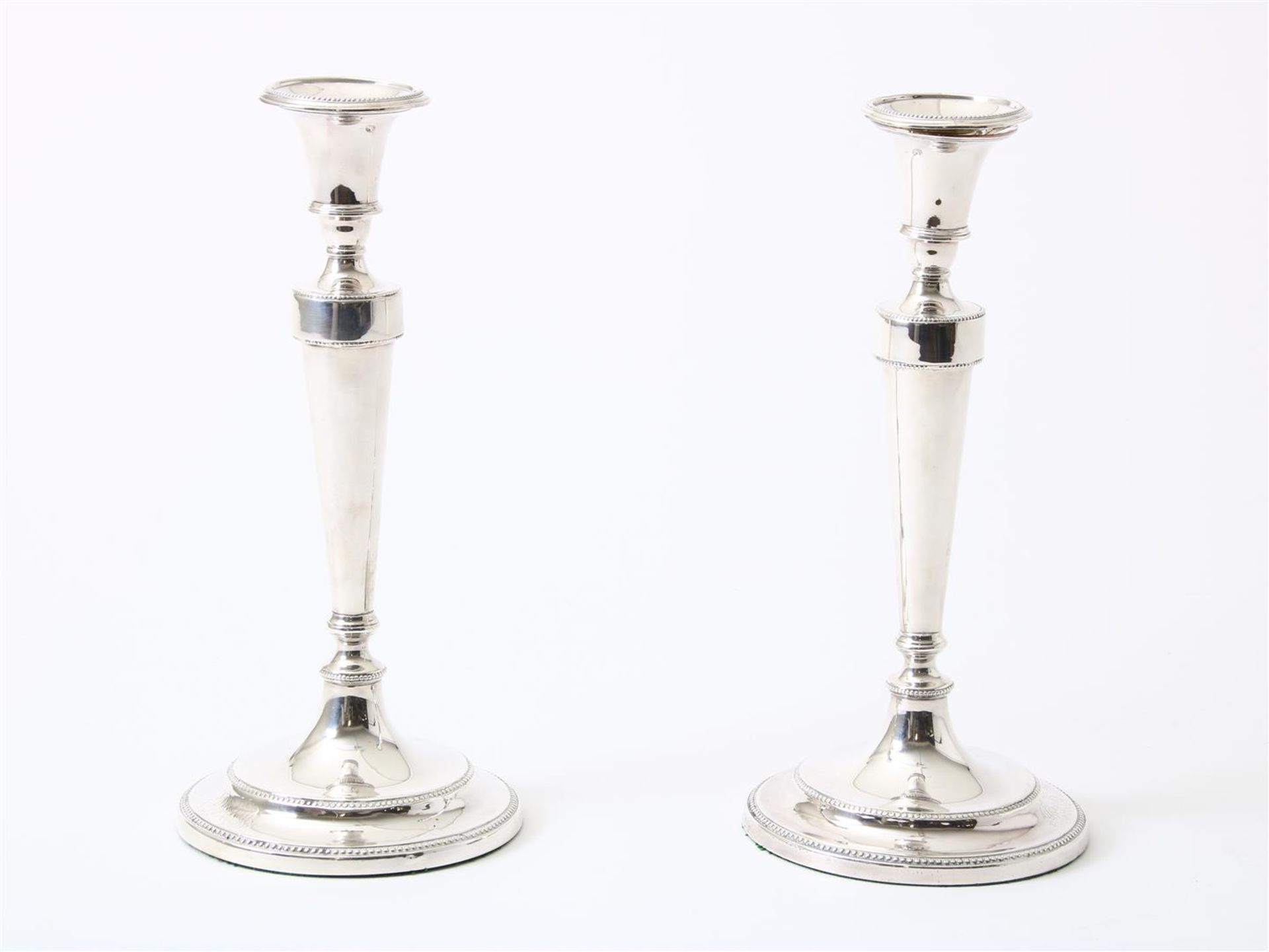 Set candle sticks, England, Sheffield, John Winter & Co., 1781