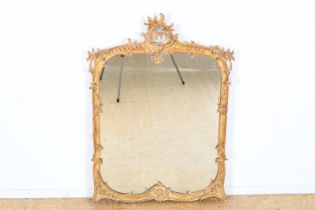 wooden mirror, 19th century