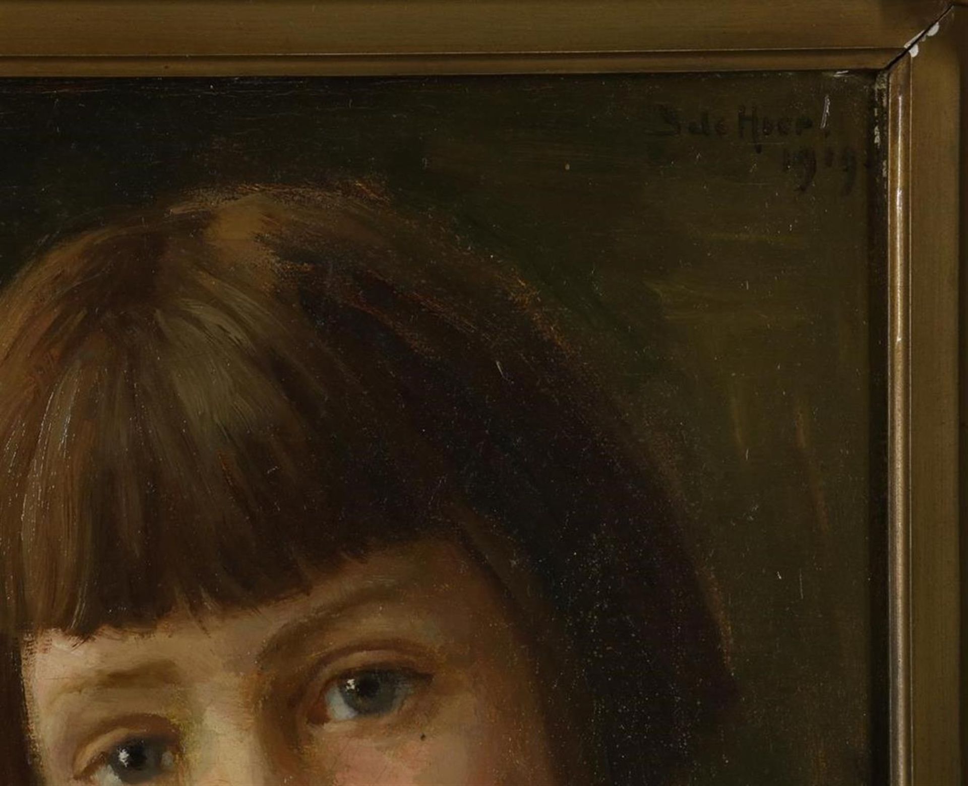 Portrait of a girl. 20th century - Bild 3 aus 4