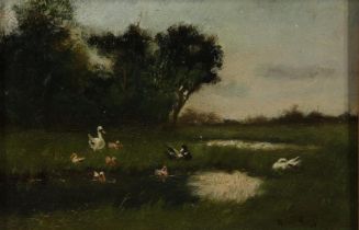 Ruijs, Daniel Rudolph. Ducks at the water's edge