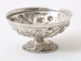 Silver cream bowl