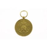 Gold medal on pendant, Royal Dutch Navy, 1925