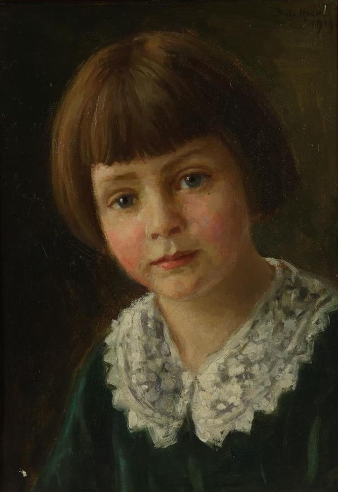 Portrait of a girl. 20th century