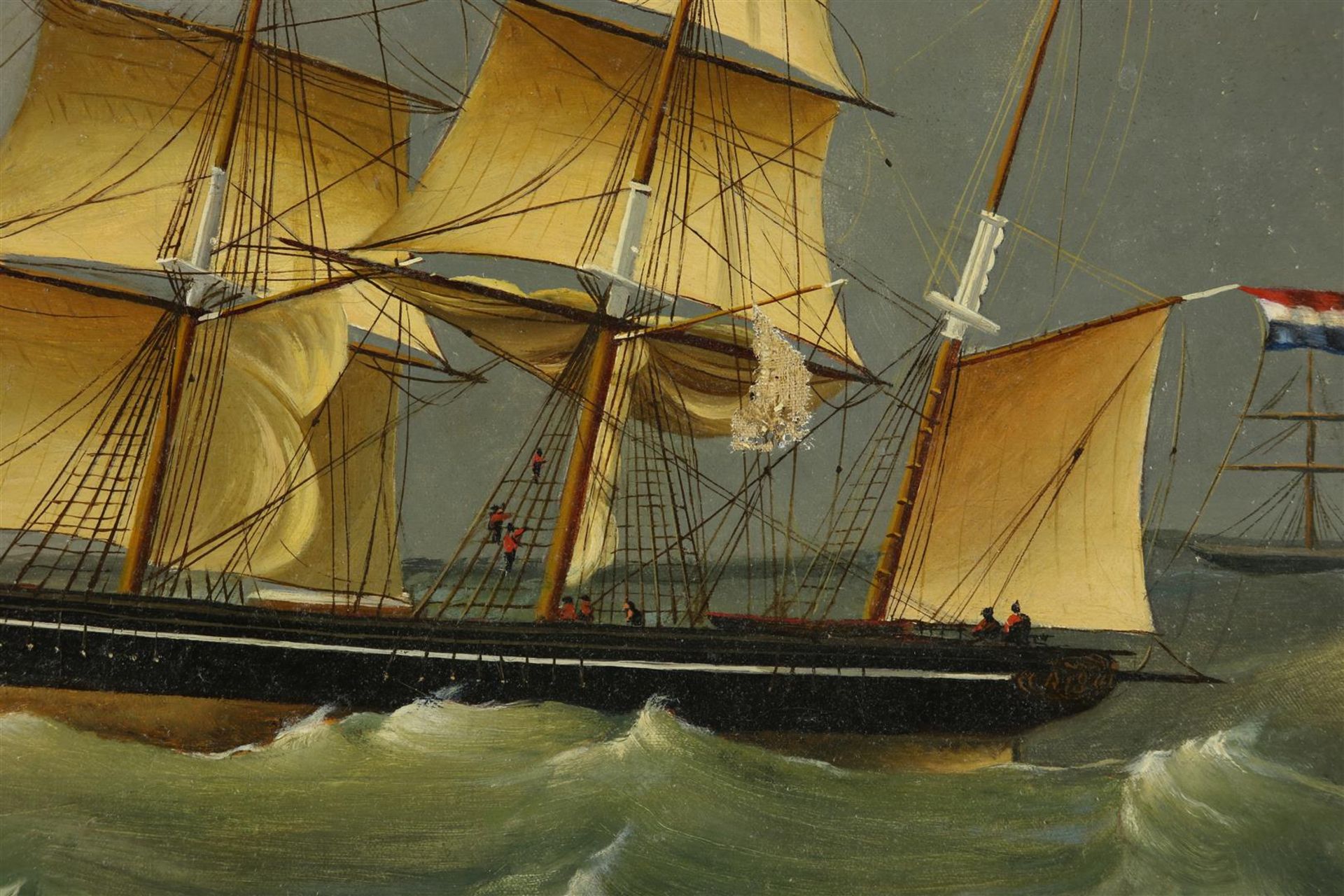 19th century, painting, ships  - Bild 4 aus 5