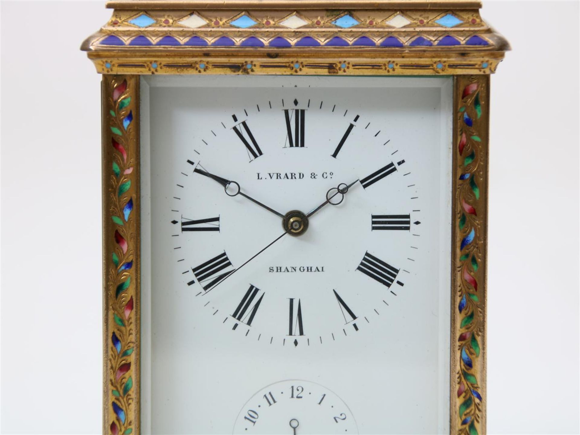 Carriage clock, L. Vrard & Co Shanghai  - Bild 2 aus 7
