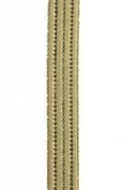 Gold bracelet on sliding clasp