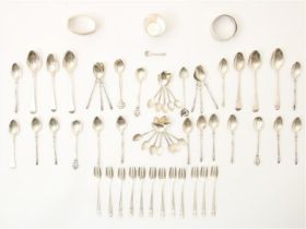 Lot of silver spoons