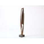 Huub Bruls (1948-) 'Standing birds', modern sculpture of corten steel, signed and dated '88 at the