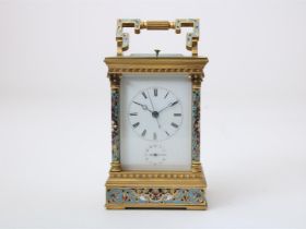 Carriage clock, Drocourt France ca. 1880