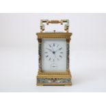 Carriage clock, Drocourt France ca. 1880 