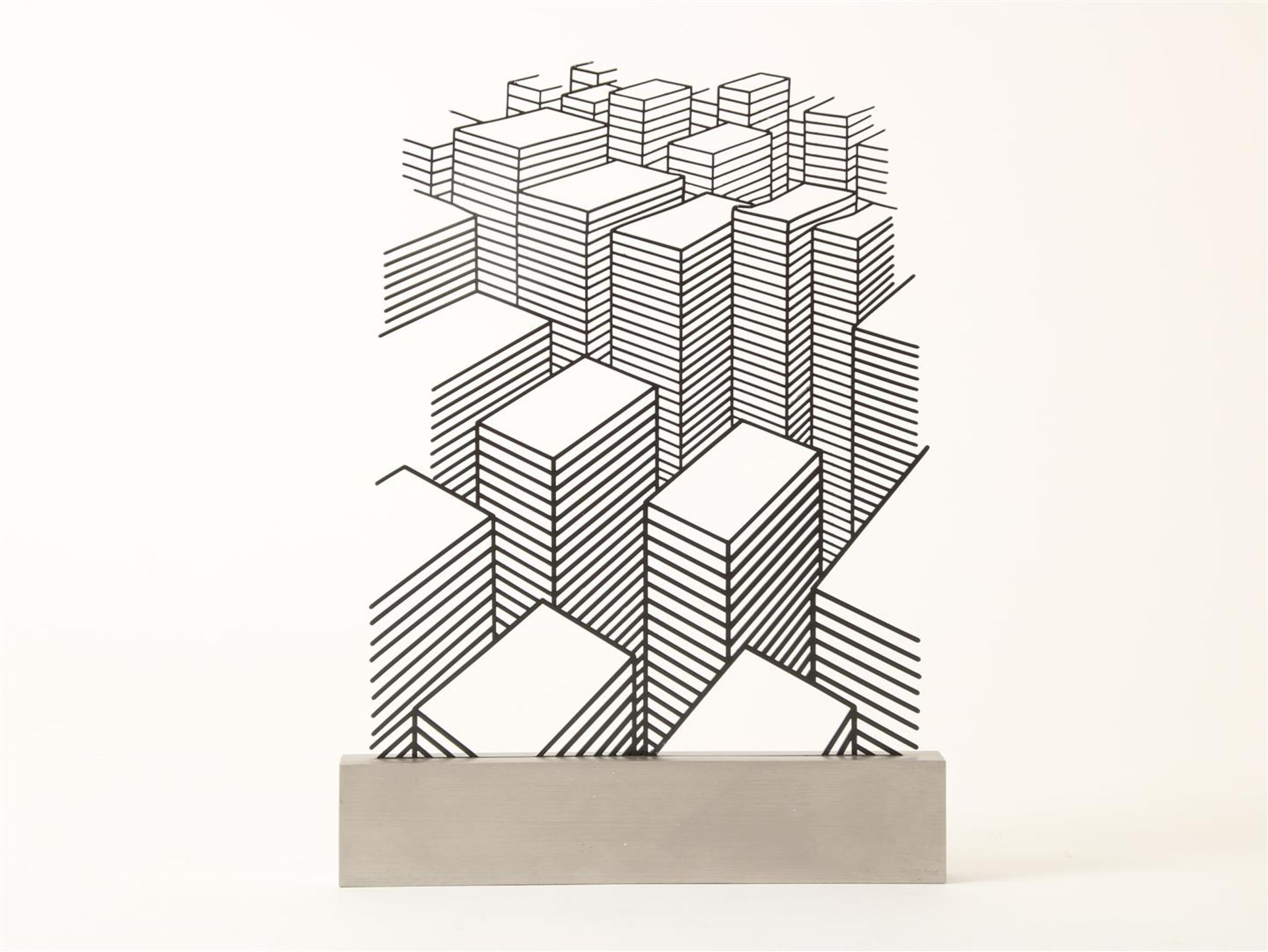 Jeroen Henneman (1942-) 3D object TWENTYFIVE (STAPEL | STACK) manufactured by Jeroen Henneman on the