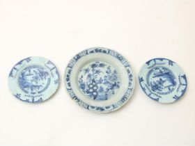Lot with 3 plates