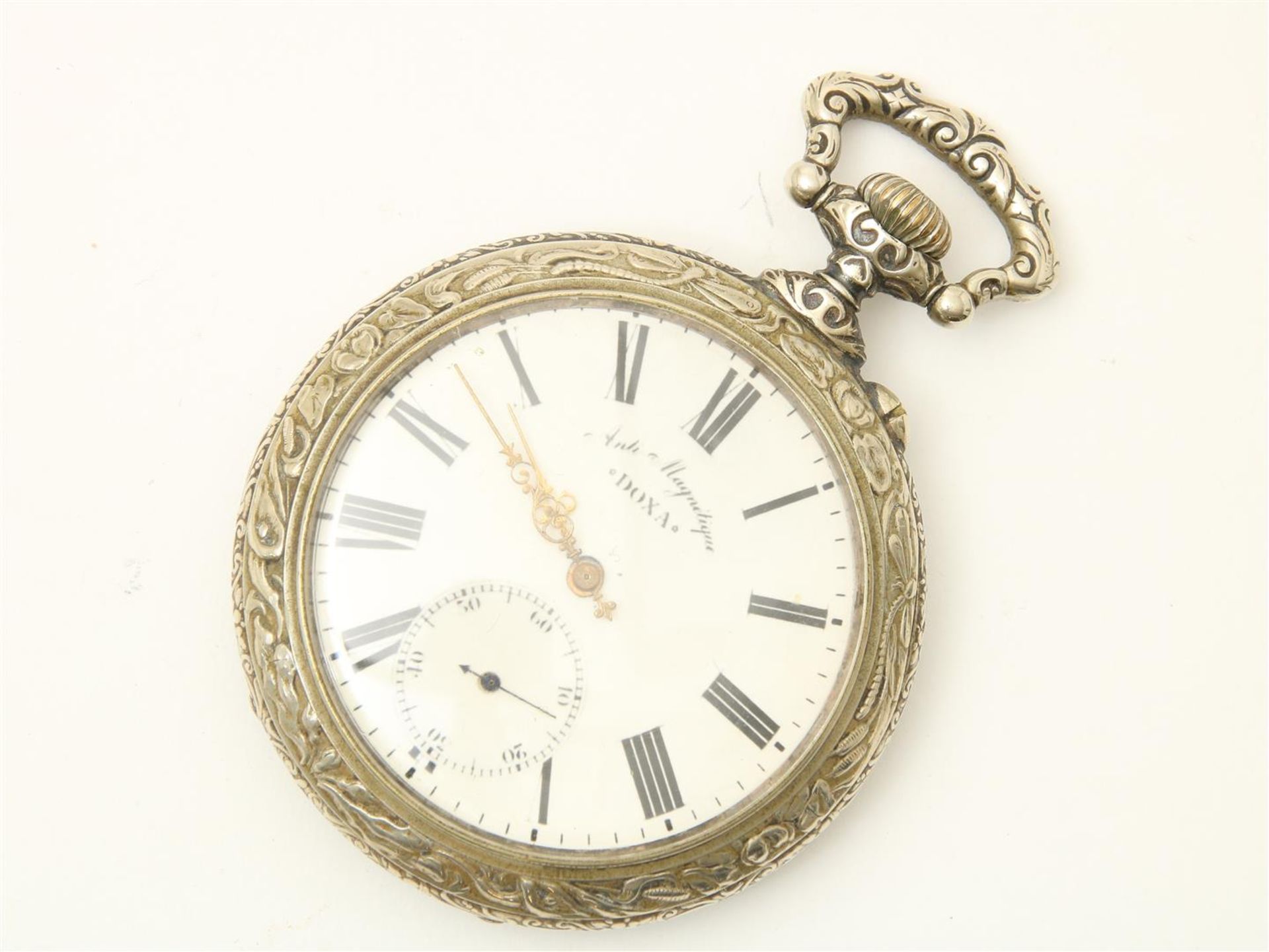 Silver pocket watch