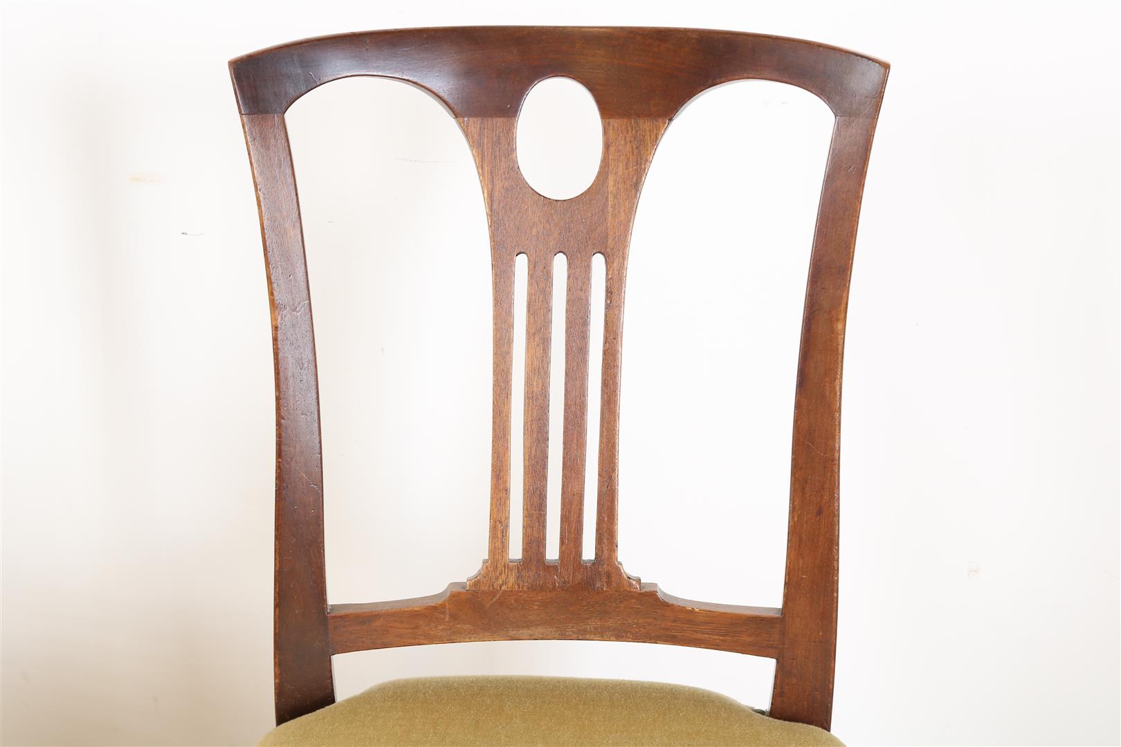 6 openwork wooden chairs, late 19th century. - Image 2 of 5