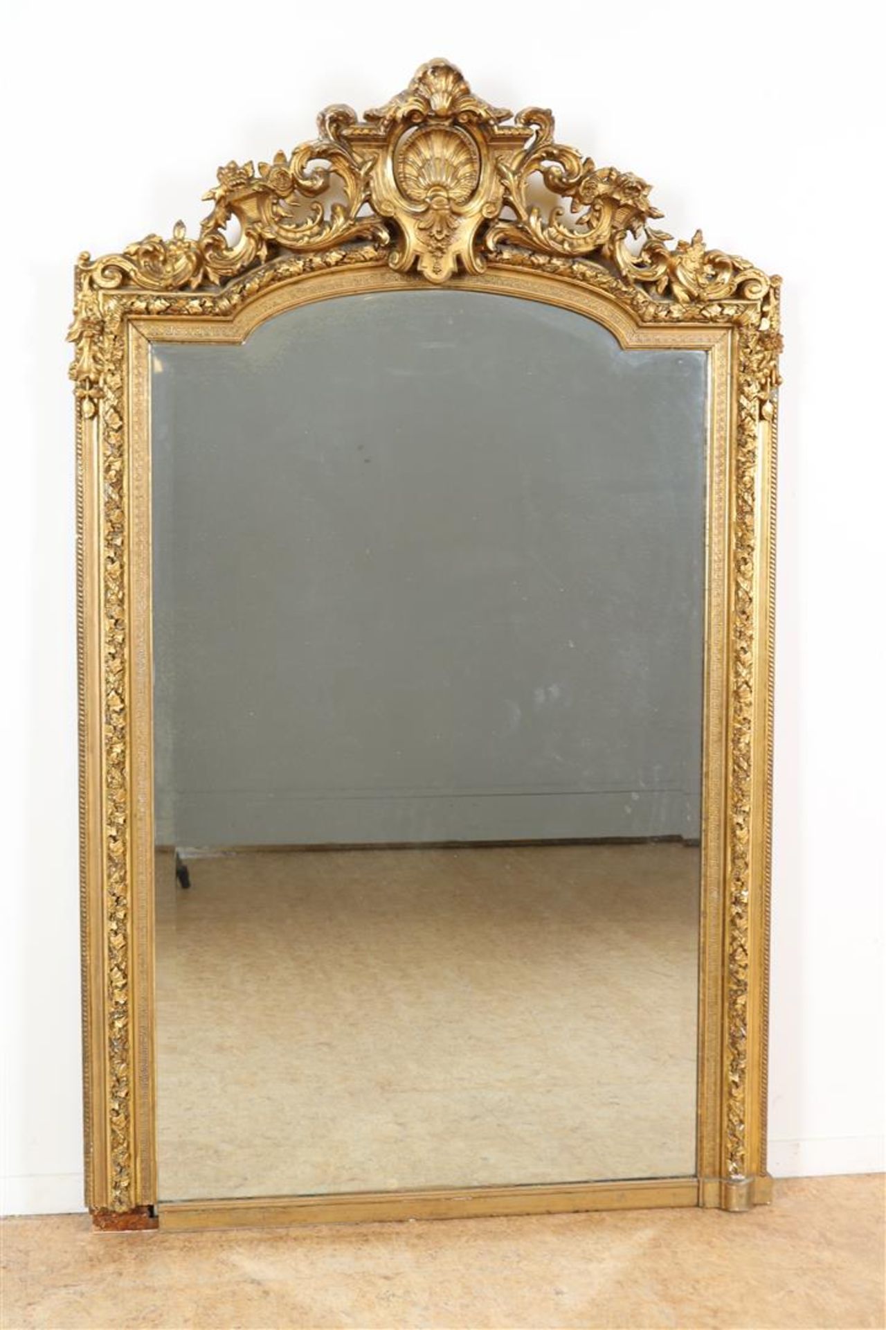 mirror in gold lacquer Louis XV style 