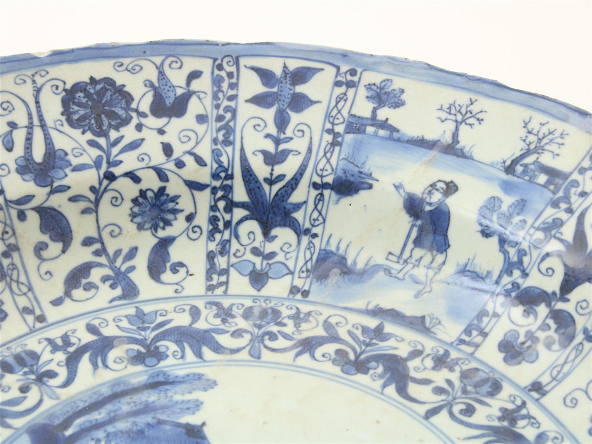 Kraakporcelain plate, China 1635-1650 - Bild 3 aus 10