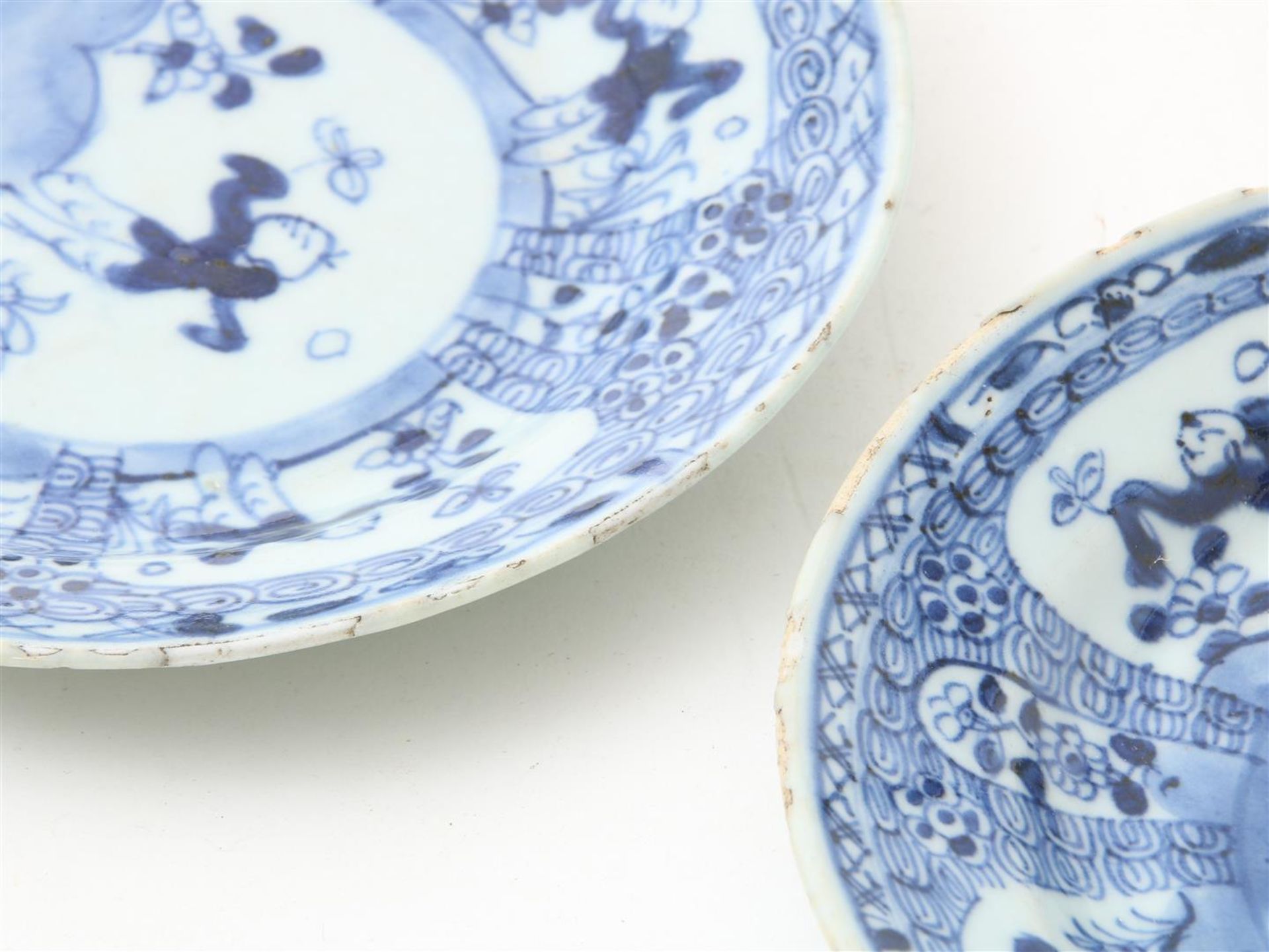 Series of 5 porcelain plates, China 19th century - Image 9 of 9