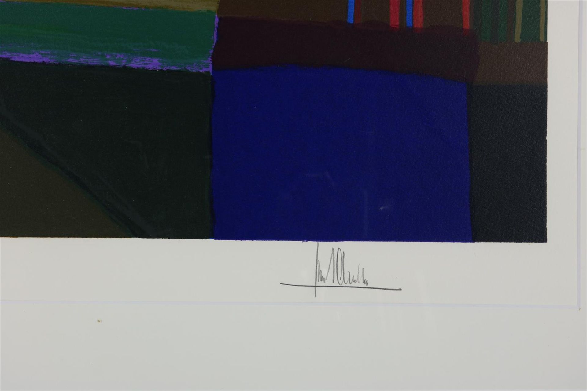 Ton Schulten (1938-) "Aan de bosrand, 2002" signed lower right. Screen print, 144/190, 60 x 95 cm. - Image 3 of 4