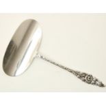 Silver croquette scoop