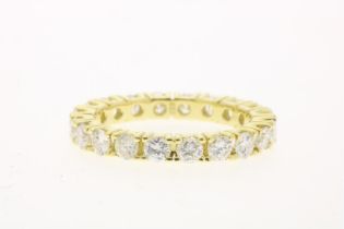 Yellow gold alliance ring