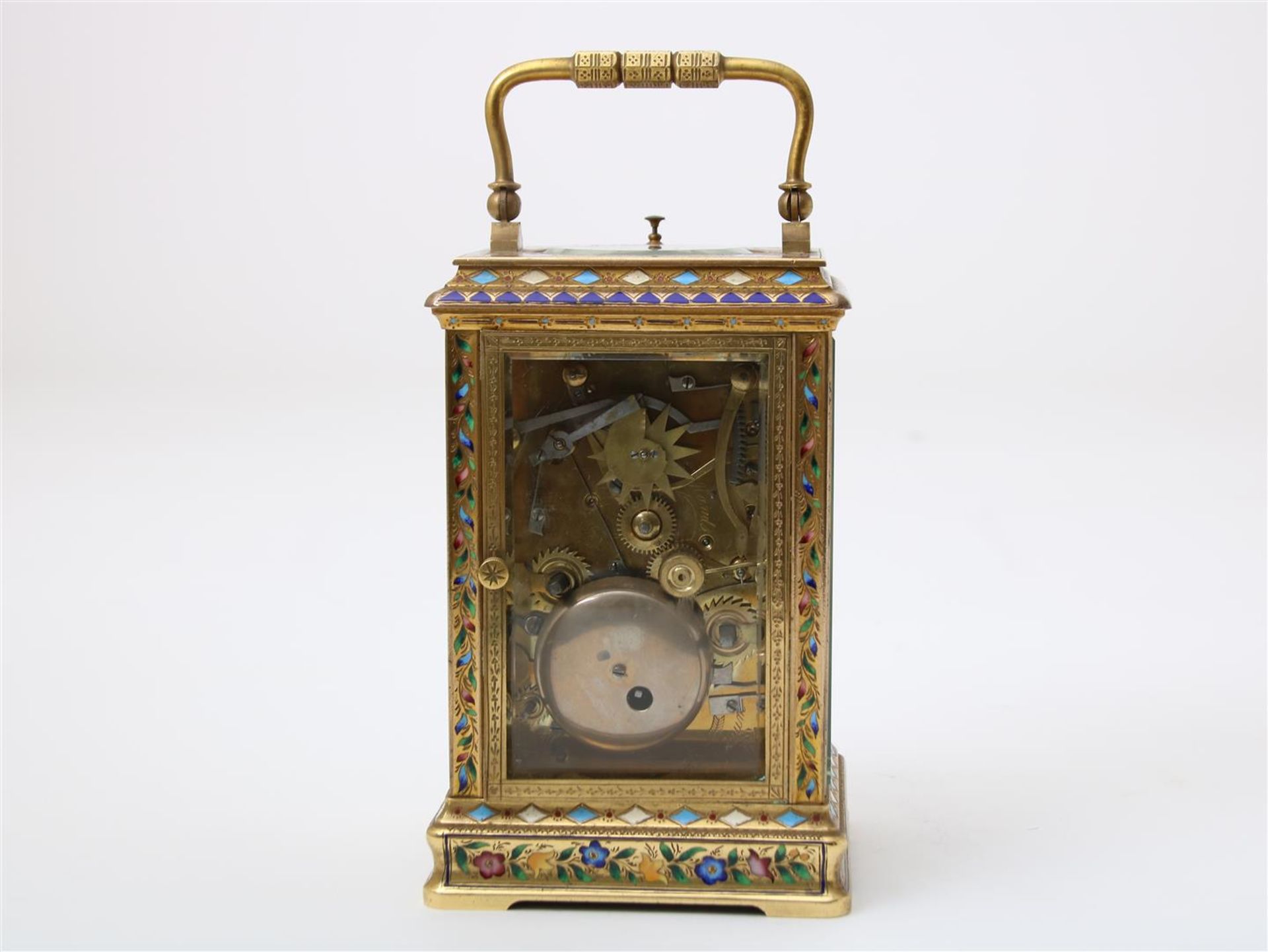 Carriage clock, L. Vrard & Co Shanghai  - Bild 4 aus 7