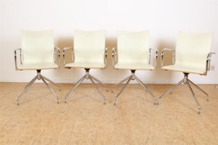 4 armchairs by Charles Eames