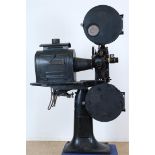 Partly black metal film projector, Zeiss Ikon, Ernemann II, first half of the 20th century, 187 x