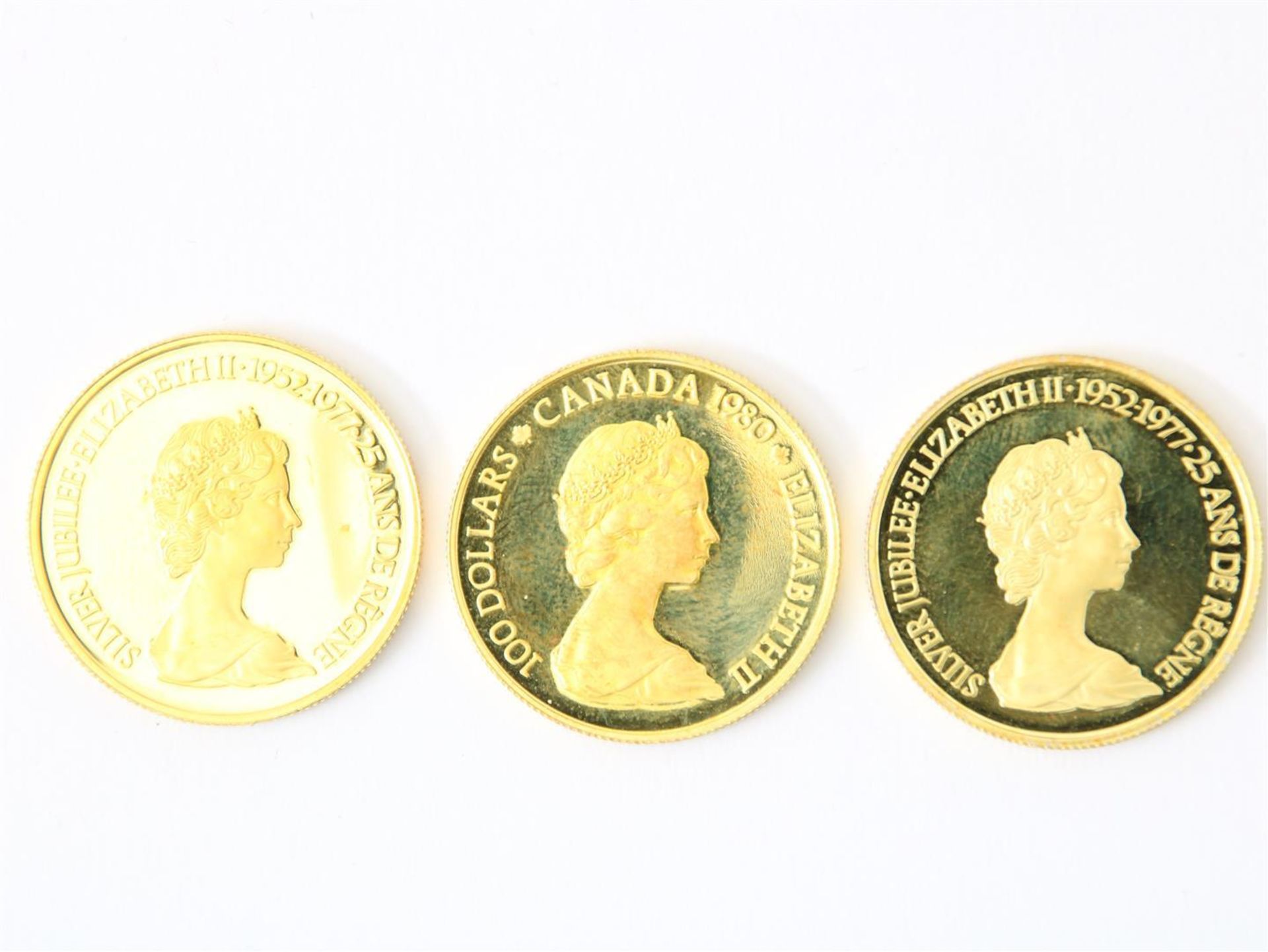 Three gold coins, $100, Canada, 1977 - Bild 7 aus 8
