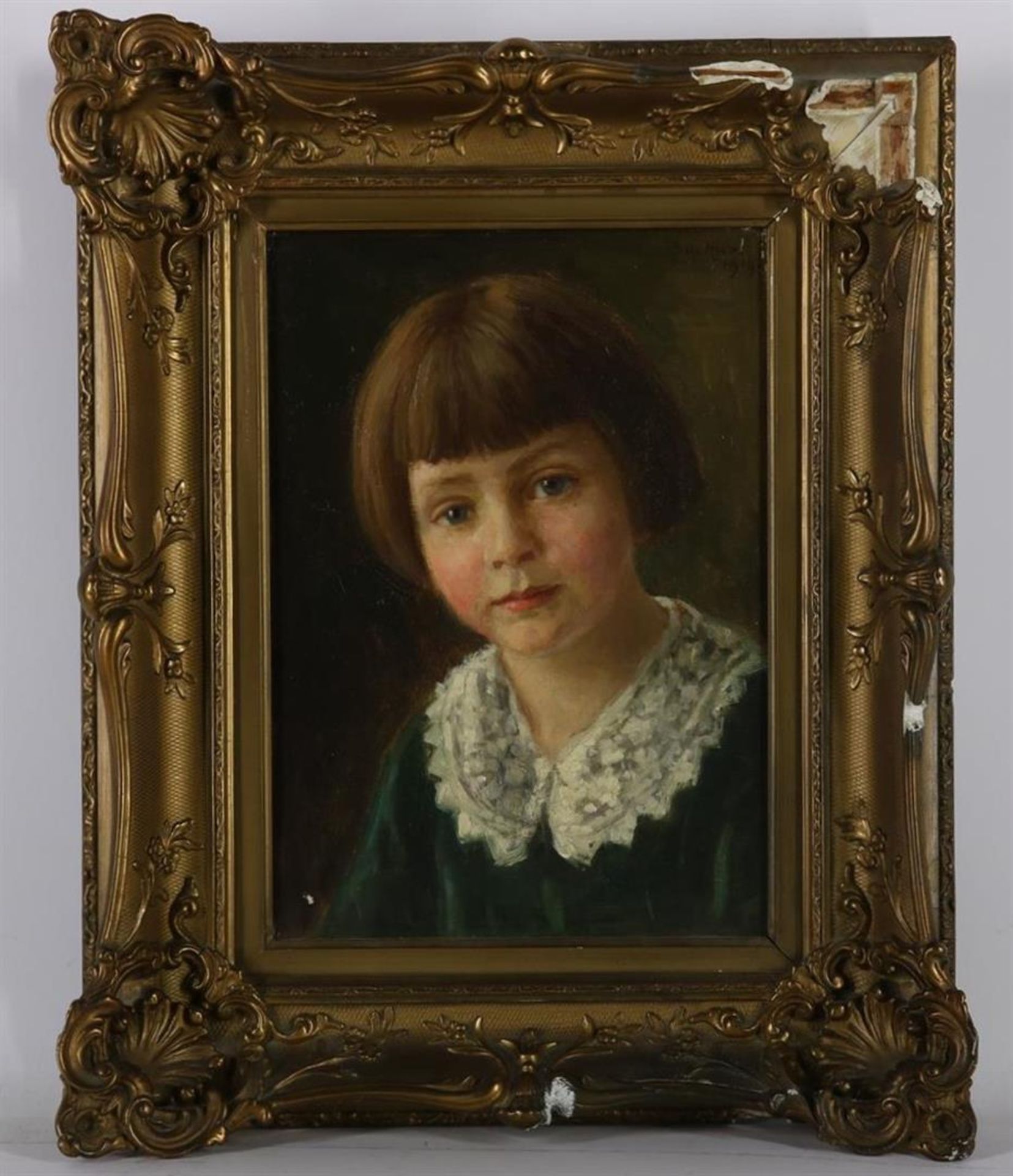 Portrait of a girl. 20th century - Bild 2 aus 4