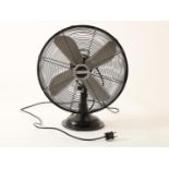 black table fan