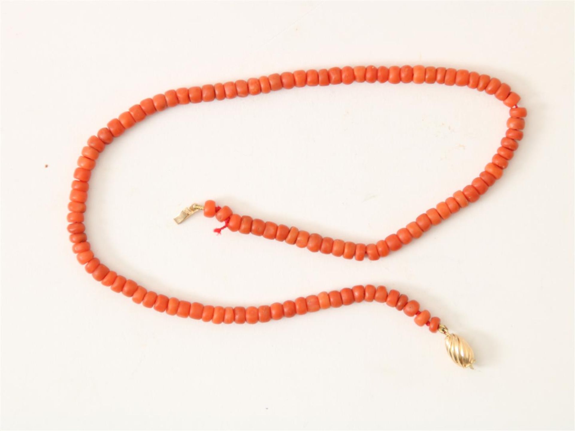 Red coral necklace - Bild 2 aus 3
