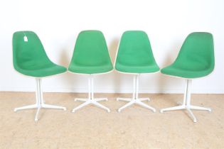 set of 4 Charles Eames-style chairs