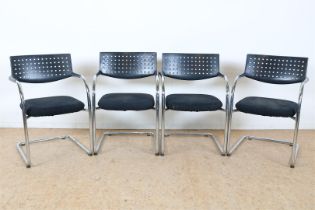 set of 4 Vis-a-Vis chairs