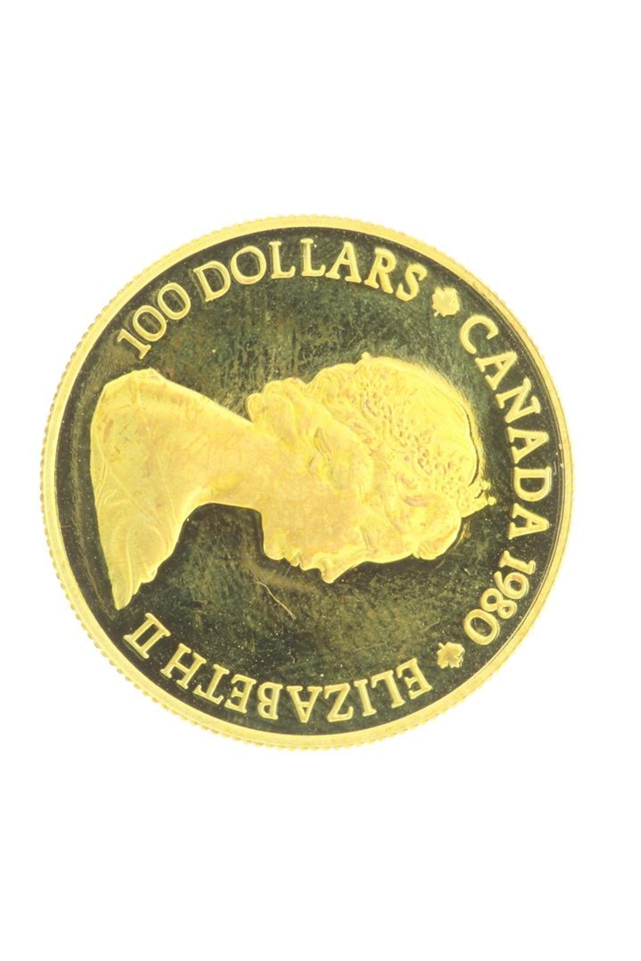 3 gold 100 dollar coins Canada 1977 - Image 5 of 8