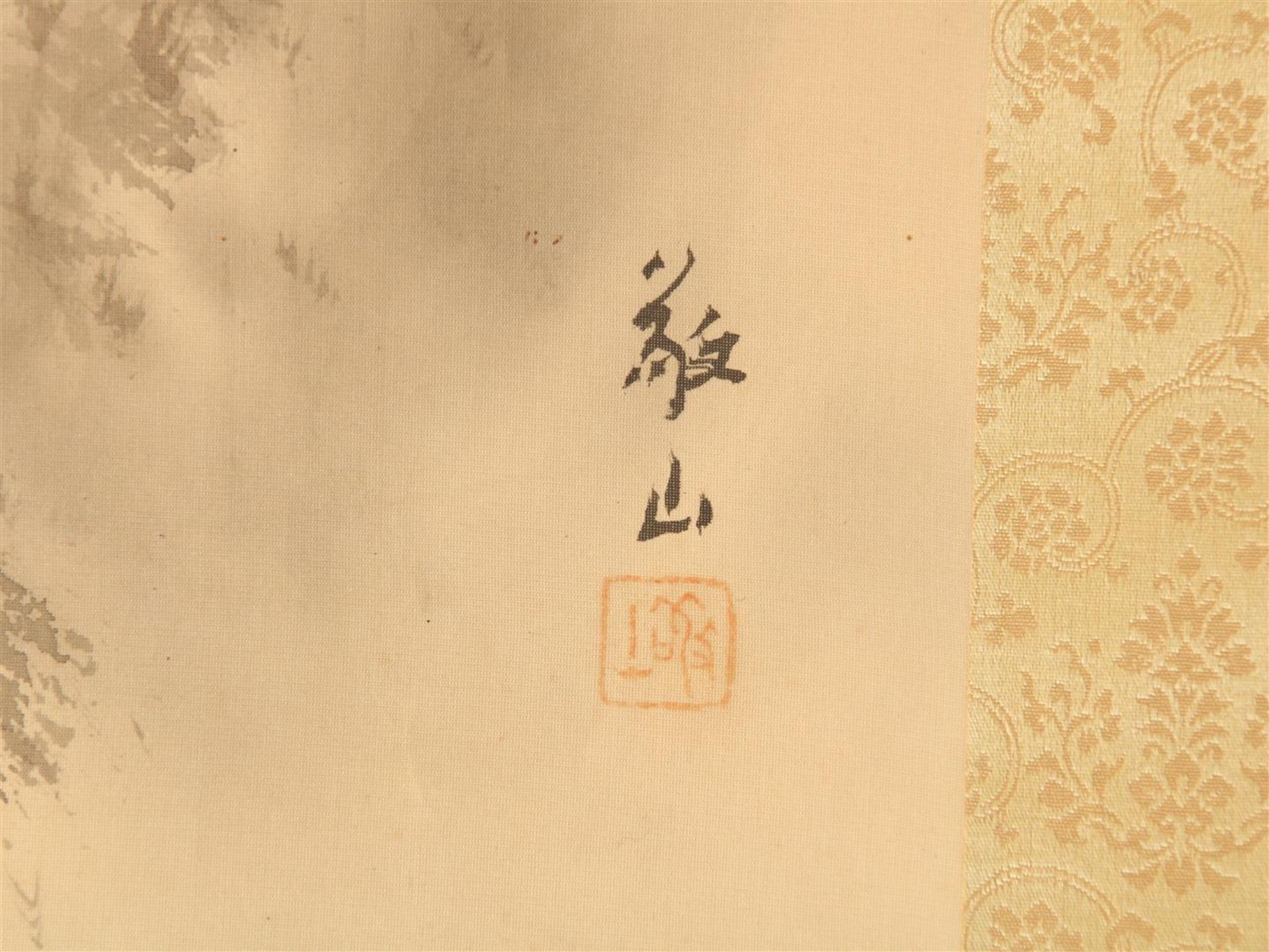 Scroll, Mount Fiji, Japan Meiji-period  - Bild 3 aus 3