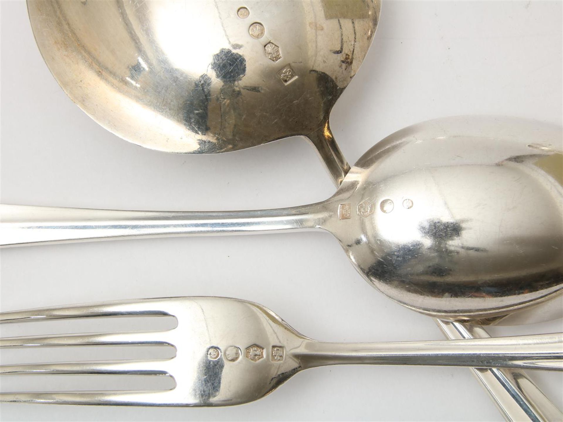 Silver cutlery in case, Gustav Beran, Van Kempen & Begeer - Bild 2 aus 4