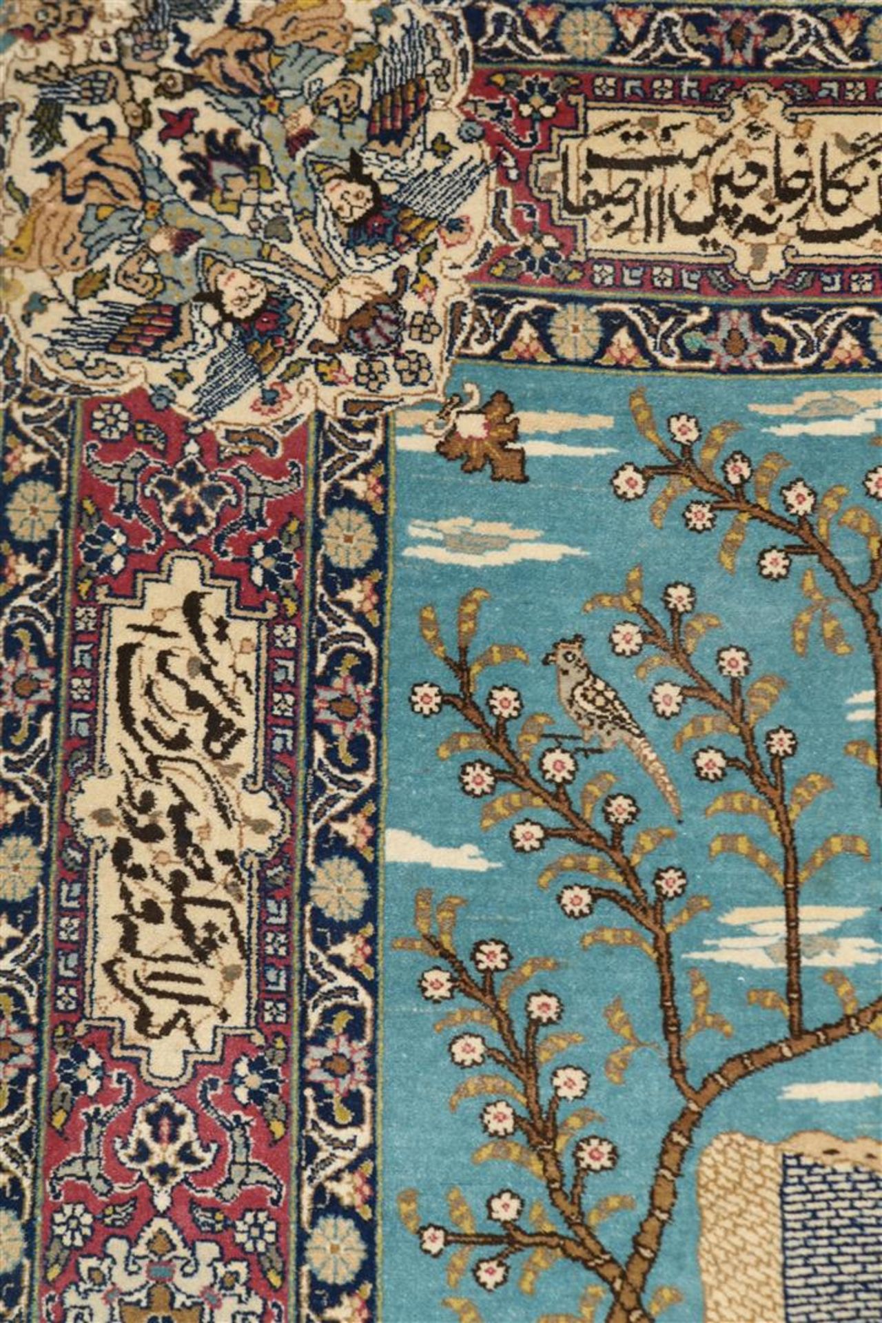 Wool and cotton tapestry, Tabriz, approx. 1910/20 - Bild 2 aus 14