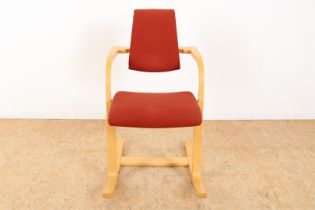 Beech wood balance chair