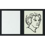 Jeroen Henneman (1942-) 'Queen Beatrix', two framed portraits of Princess Beatrix executed in