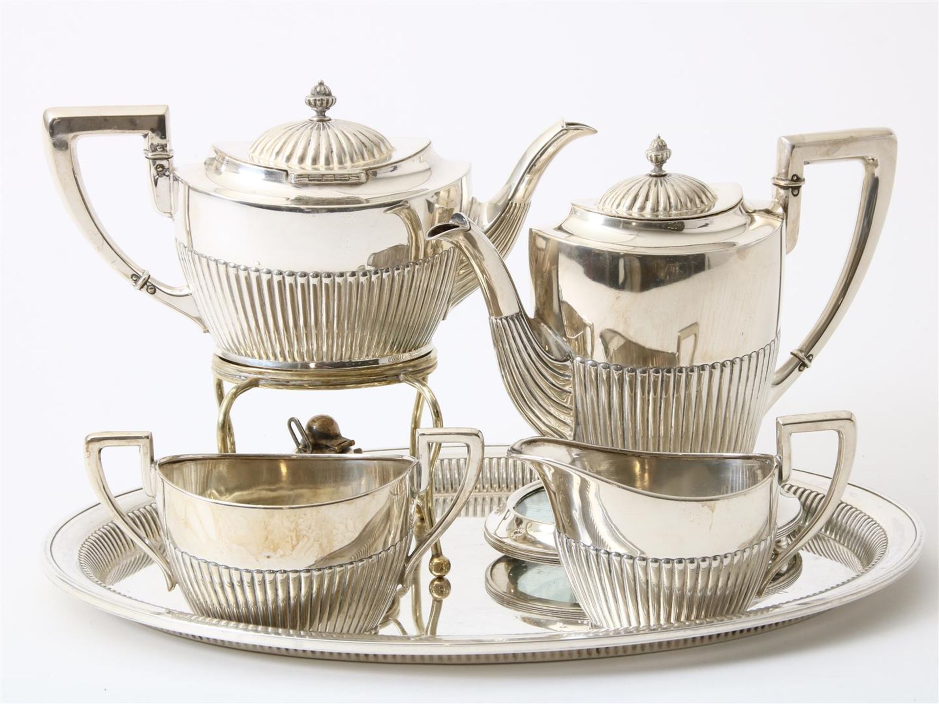 Silver tea set, Germany