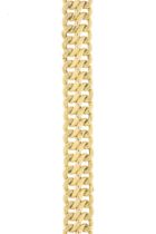 Gold gourmet link bracelet