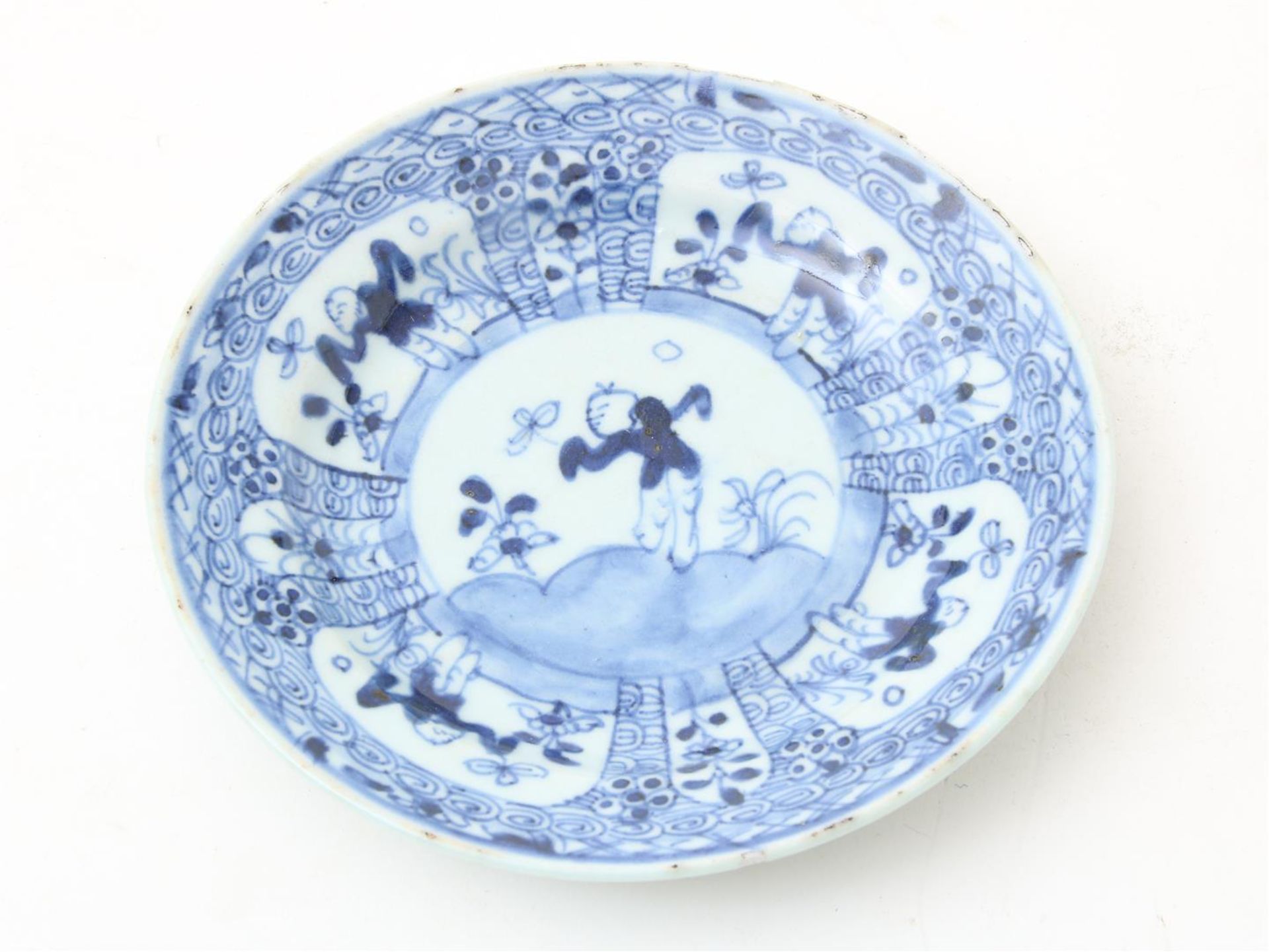 Series of 5 porcelain plates, China 19th century - Image 4 of 9