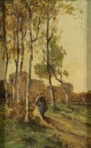 Vrouw in bos, woman in forrest