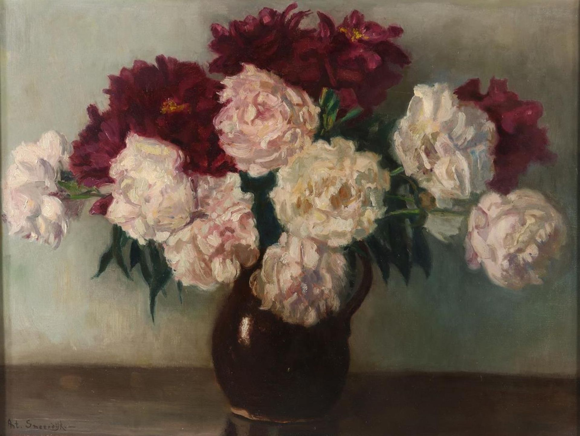 Smeerdijk, Anton, Flower still life