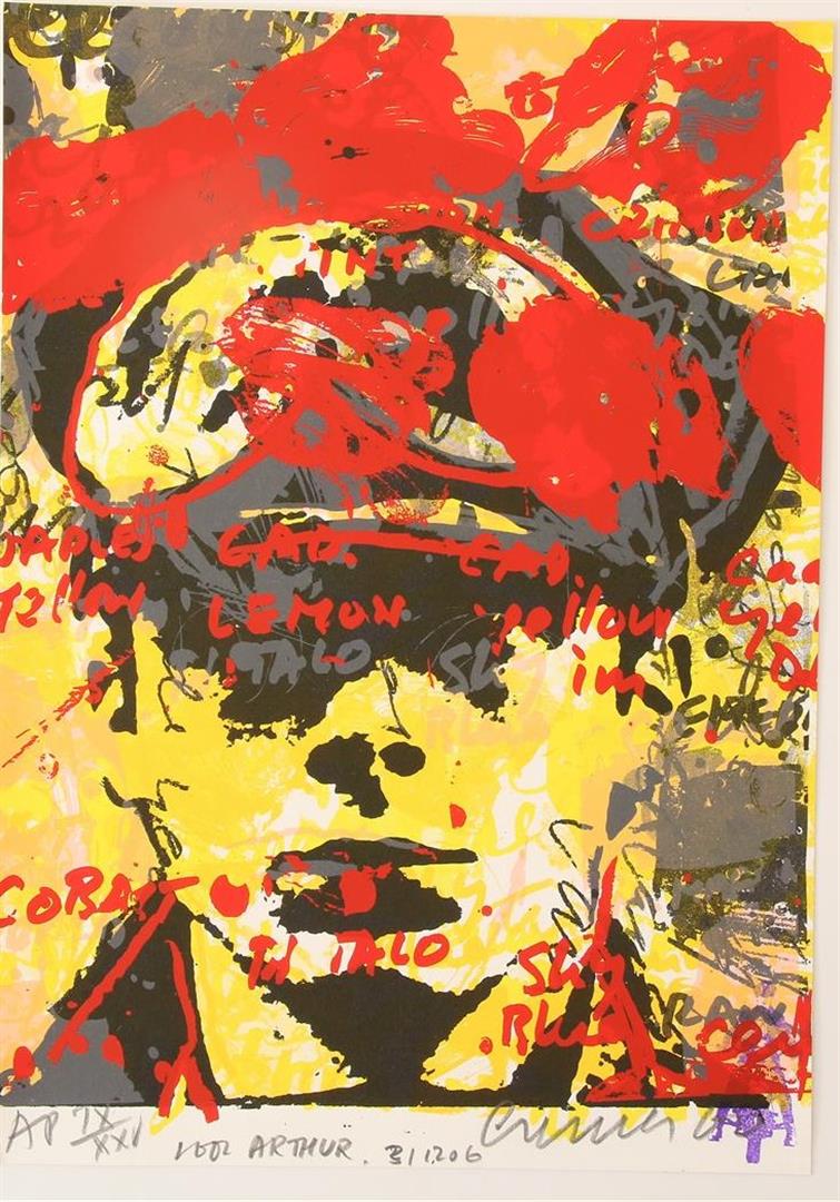 Jan Cremer (1940-) I, Jan Cremer: April 20, 2000, signed lower right, lithograph, AP IX/XXV, 42 x 30 - Image 6 of 6