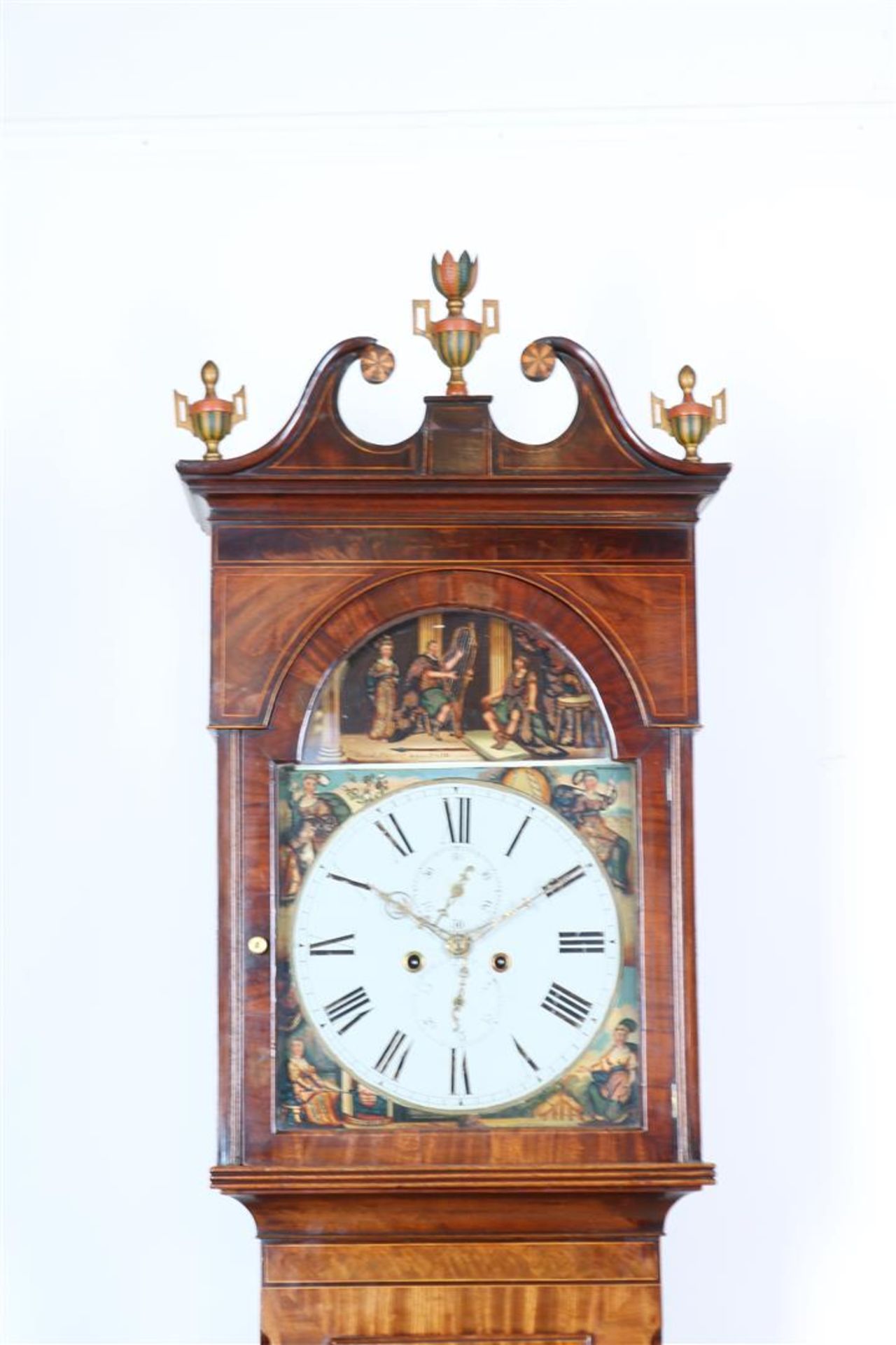 Mahogany grandfather clock, 19th century - Bild 2 aus 10